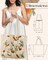 Aesthetic Embroidery Tote Bag for Women - Reusable Canvas Cloth Shoulder Bag with Cute 3d Full Daisy Embroidered Designer Shopping Bag for Grocery, Work, Book, Vacation
